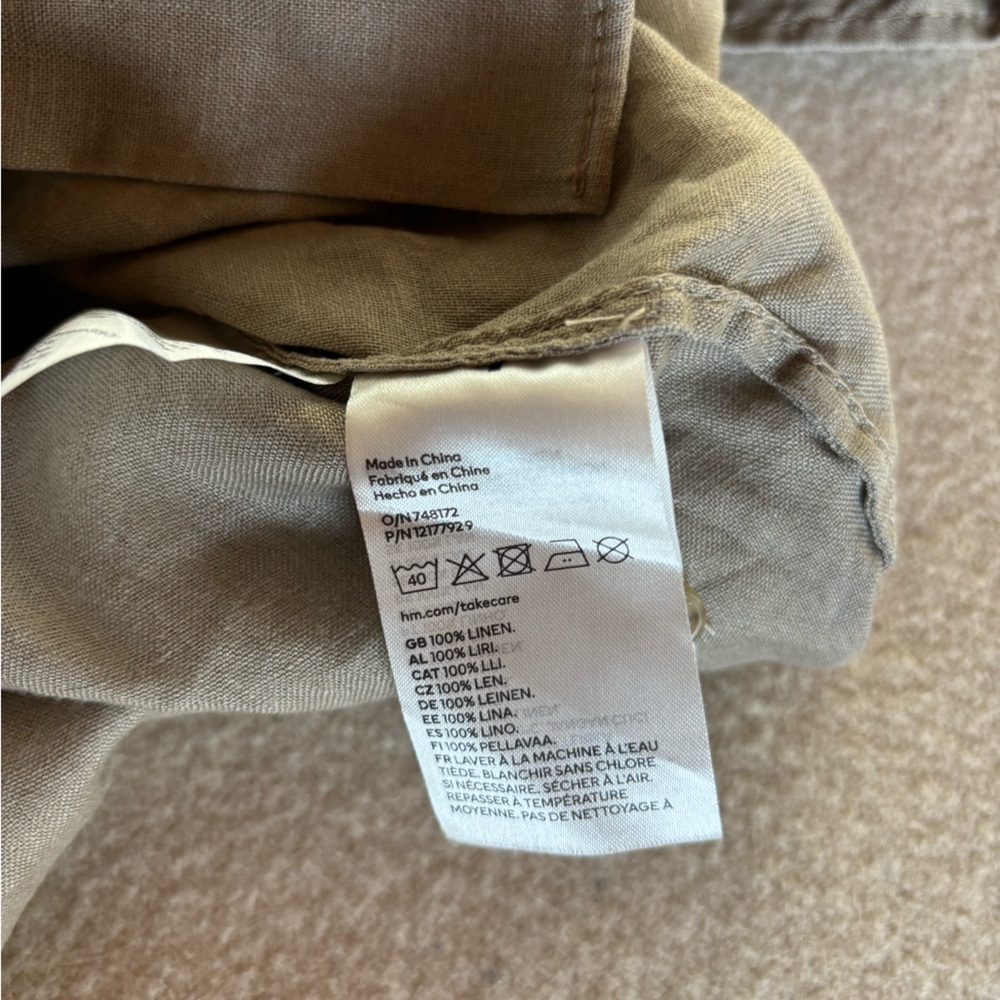 Unstructured Linen Button Down - Picture 4 of 6